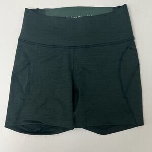 Women's Outdoor Voices Green Biker Shorts, Size XS
